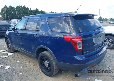 2015 Ford Police Interceptor из США, поврежденный, VIN 1FM5K8AR3FGC42644